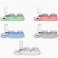 Automatic Pet Feeder with Water Fountain and Raised Stand