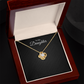 To My Daughter — Love Knot Necklace Gift with Message Card